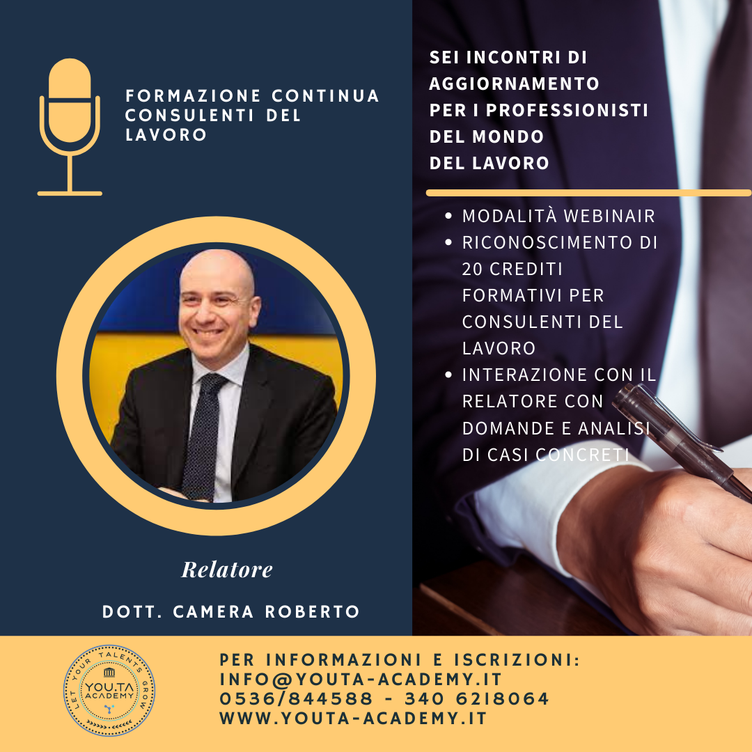 CORSO CAMERA Sito Youta Academy