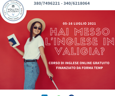 ricordati di portare l'inglese con te in vacanza