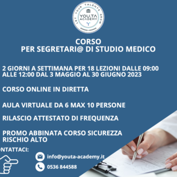 corso segretaria studio medico