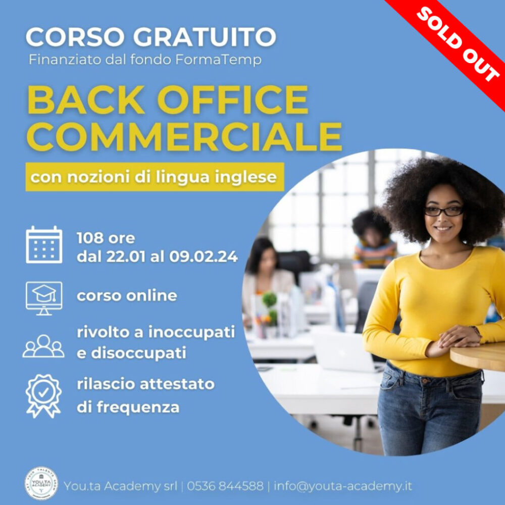 back-office-corso-gratuito